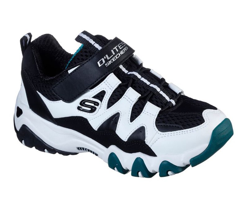 Skechers D'lites 2 - Nano-Waves - Boys Sneakers White/Green [AU-WO3310]